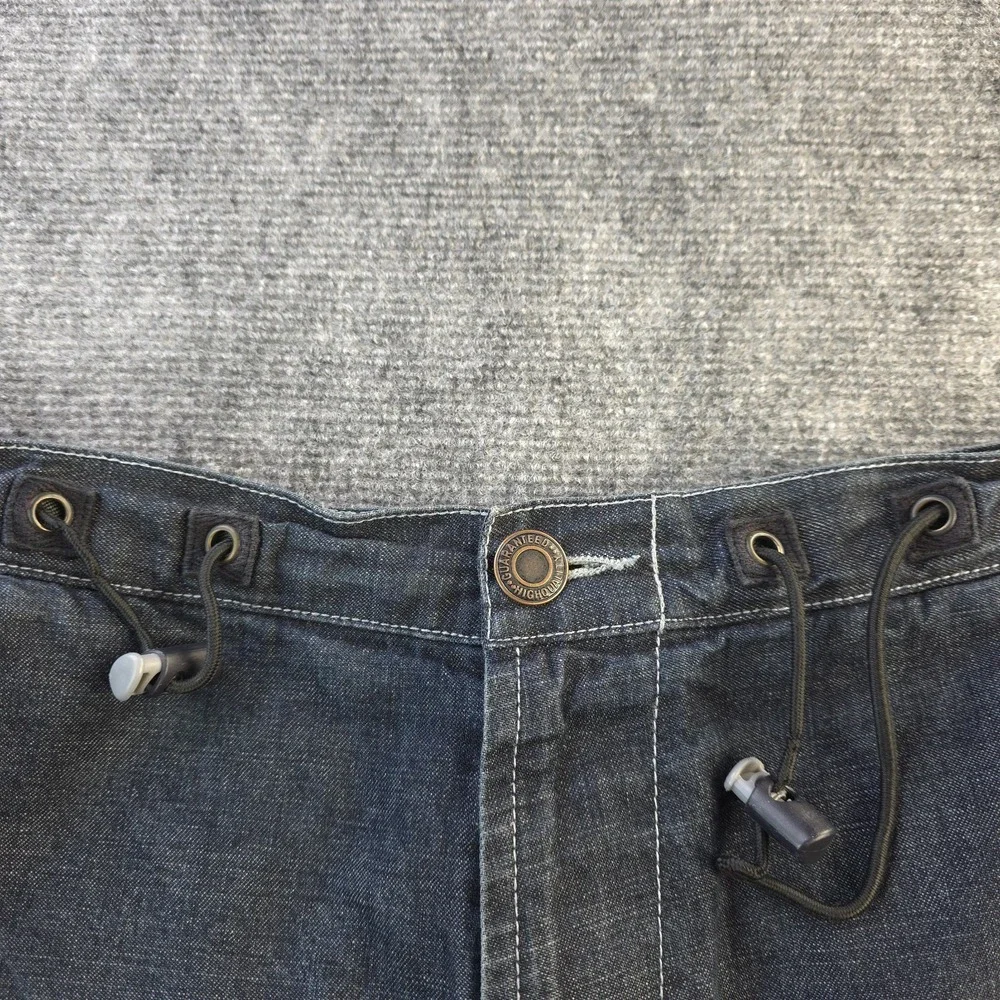 Vintage Phat‎ Farm Denim Shorts 38 Baggy Drawstring Logo Y2k Cotton 12